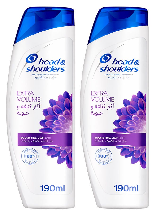 Extra Volume Shampoo 2x190ml